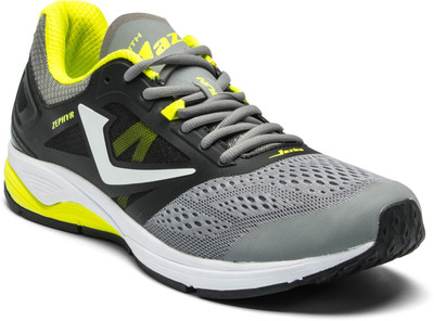 

Jazba Zephyr Running Shoes For Men(Multicolor, Grey lime