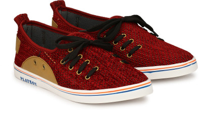 

Ruggero Jute Casuals Sneakers For Men(Maroon
