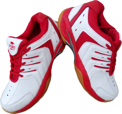 

Port RED SHOT Badminton Shoes For Men(Red
