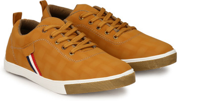 

Ruggero Corporate Casuals Sneakers For Men(Yellow, Camel