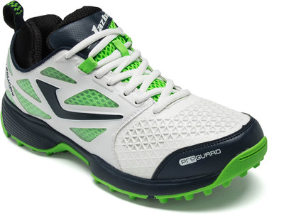 

Jazba Sky Drive 110 Cricket Shoes For Men(Multicolor, White navy flash green