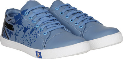 

Kraasa Deal Sneakers For Men(Natural, Skyblue