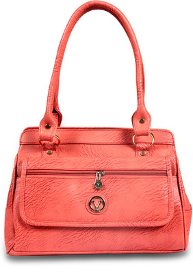 

VELINA Girls Casual Orange Leatherette Hand-held Bag