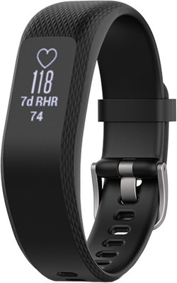 Garmin Vivosmart 3 Smartband(Black Strap, Size : Regular)