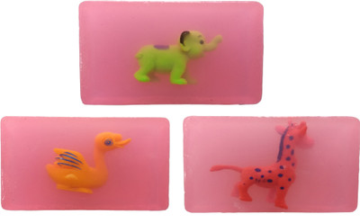 

Happy Baby Luxurious_Kids Soap in toys pink-soap-22(300 g, Pack of 3)