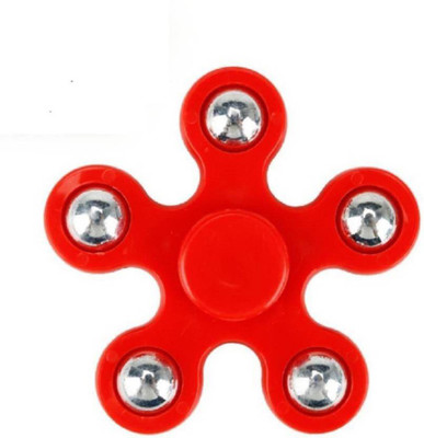 

Ruby Fidget Hand Spinner Stress Focus Toy 5 Star(Red)