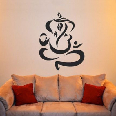 Asmi Collections 70 cm Beautiful God Ganesha Removable Sticker(Pack of 1)