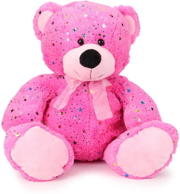 

Starwalk Bear Plush Pink Color with Bow 45 cm - 45 cm(Multicolor)