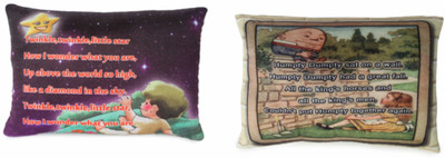 

Deals India Twinkle twinkle poem cushion (15x10 Inch) and Humpty Dumpty poem cushion (15x10 Inch) combo - 15 inch(Multicolor)