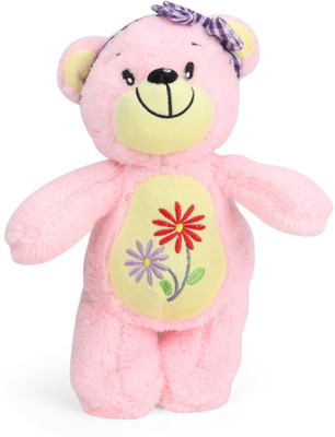 

My Baby Excels Baby Pink Bear Plush with band on head 25 cm - 25 cm(Multicolor)