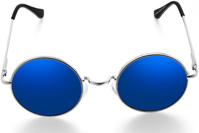

Azmani Round Sunglasses(Blue)