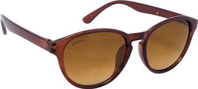 

Verre Round, Oval Sunglasses(Brown)