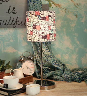 

Green girgit Find My Cat Table Lamp(51 cm, Multicolor)