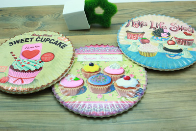 

Importwala Cup Cake Trivets- set of 3 Matte Trivet(Pack of 3)