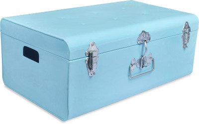 

Elan Metal Trunk(Finish and Fabric Color - AQUA)