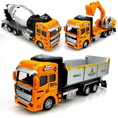 GoMerryKids Best Quality Die Cast Truck Set of 2(Yellow)
