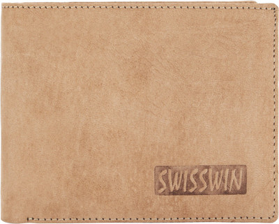 

Ananya Men Beige Genuine Leather Wallet(3 Card Slots), Baz-188