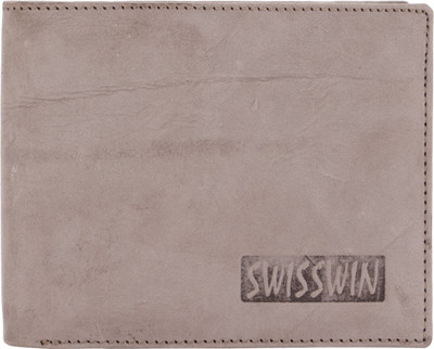 

Ananya Men Grey Genuine Leather Wallet(3 Card Slots), Grey-188