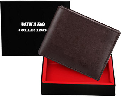 

Mikado Boys Brown Artificial Leather Wallet(3 Card Slots), Brown wallet