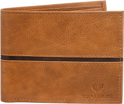 

Walrus Men Brown Genuine Leather Wallet(8 Card Slots)