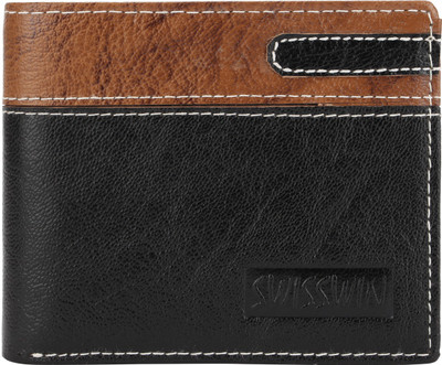 

Ananya Men Black Genuine Leather Wallet(6 Card Slots), Black-11705