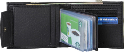 

Styler King Men Black Artificial Leather Wallet(13 Card Slots)