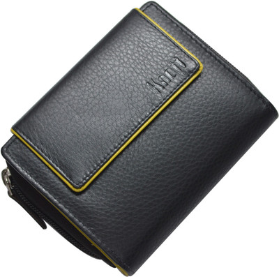 

Knott Women Casual Black Genuine Leather Wallet(8 Card Slots), Tan