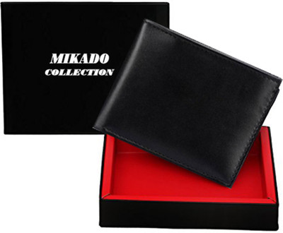 

Mikado Boys Black Artificial Leather Wallet(3 Card Slots)