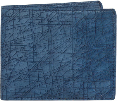 

Walrus Men Blue Artificial Leather Wallet(8 Card Slots)