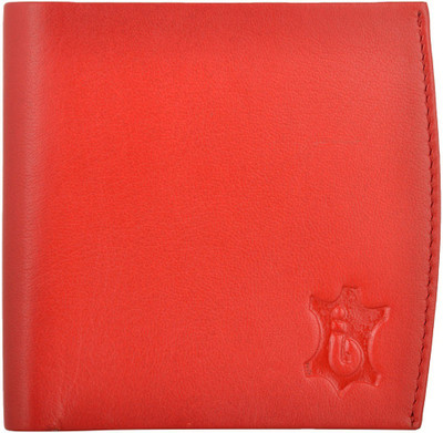 

bi blueice Men Red Genuine Leather Wallet(7 Card Slots)
