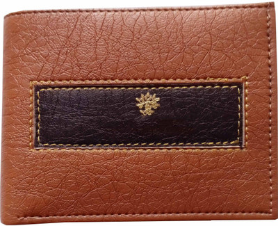 

Kings Men Black Artificial Leather Wallet(3 Card Slots), Brown