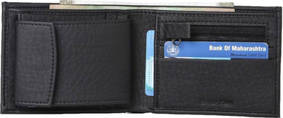 

Styler King Men Black Artificial Leather Wallet(13 Card Slots)