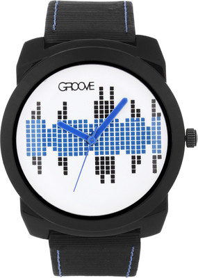 

Groove Roadster Black Colur Watch - For Men