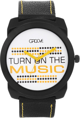 

Groove Carter Black Colour Watch - For Men