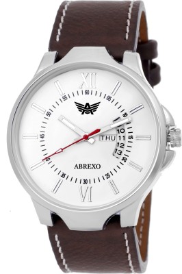 Abrexo Abx4116-Brown Gents Exclusive Day & Date Watch  - For Men   Watches  (Abrexo)