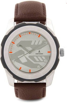 ADIXION 3099SLO28 New Stainless Steel watch with Genuine Leather Strep. Watch  - For Men   Watches  (Adixion)