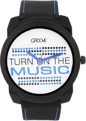

Groove Diplomet Black Colour Watch - For Boys