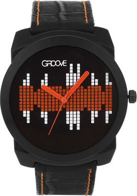 

Groove Weasley Black Colour Watch - For Boys
