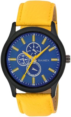 SAMEX TRENDY WATCH BEST DISCOUNTED LATEST STYLISH COLORED BLUE DIAL MENS WATCH FASTRAC Watch  - For Men & Women   Watches  (SAMEX)