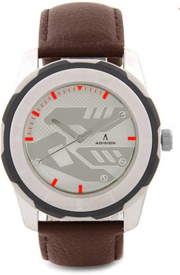 ADIXION 3099SLR28 New Stainless Steel watch with Genuine Leather Strep Watch  - For Men   Watches  (Adixion)