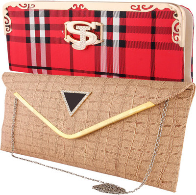 

HS COLLECTION Casual Multicolor Clutch