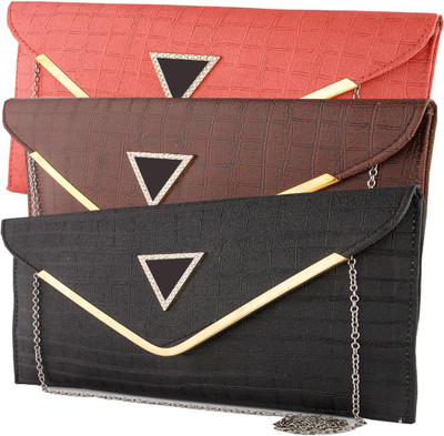 

HS COLLECTION Casual Multicolor Clutch