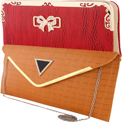 

HS COLLECTION Casual Multicolor Clutch