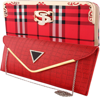 

HS COLLECTION Casual Multicolor Clutch