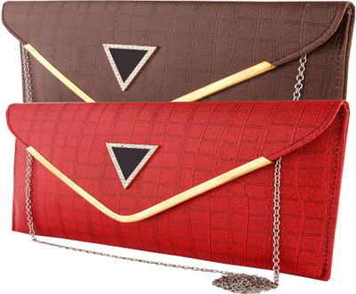 

HS COLLECTION Casual Multicolor Clutch
