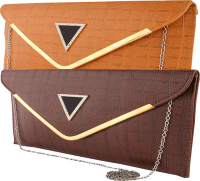 

HS COLLECTION Casual Multicolor Clutch