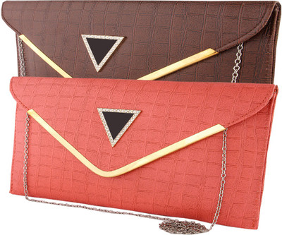 

HS COLLECTION Casual Multicolor Clutch