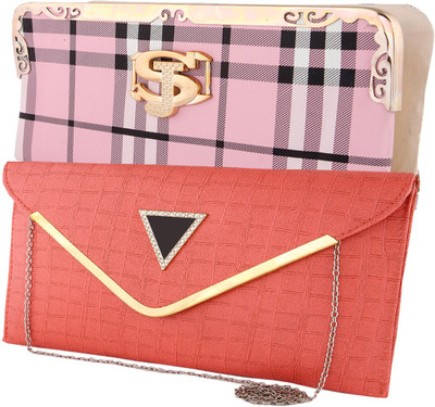

HS COLLECTION Casual Multicolor Clutch