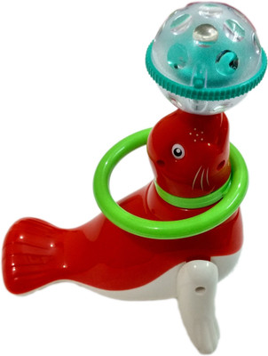 

Humaira Acrobatic Sealion Sit Crawl Music Light Toy(Red)