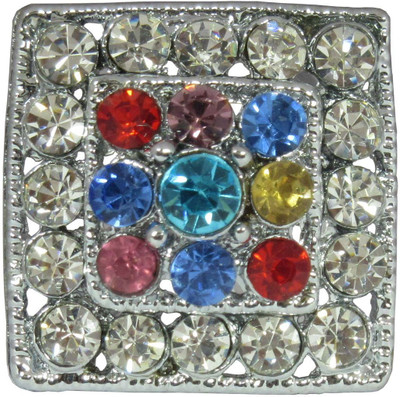 

urfashion Alloy, Metal Cubic Zirconia Ring, Multicolor;silver